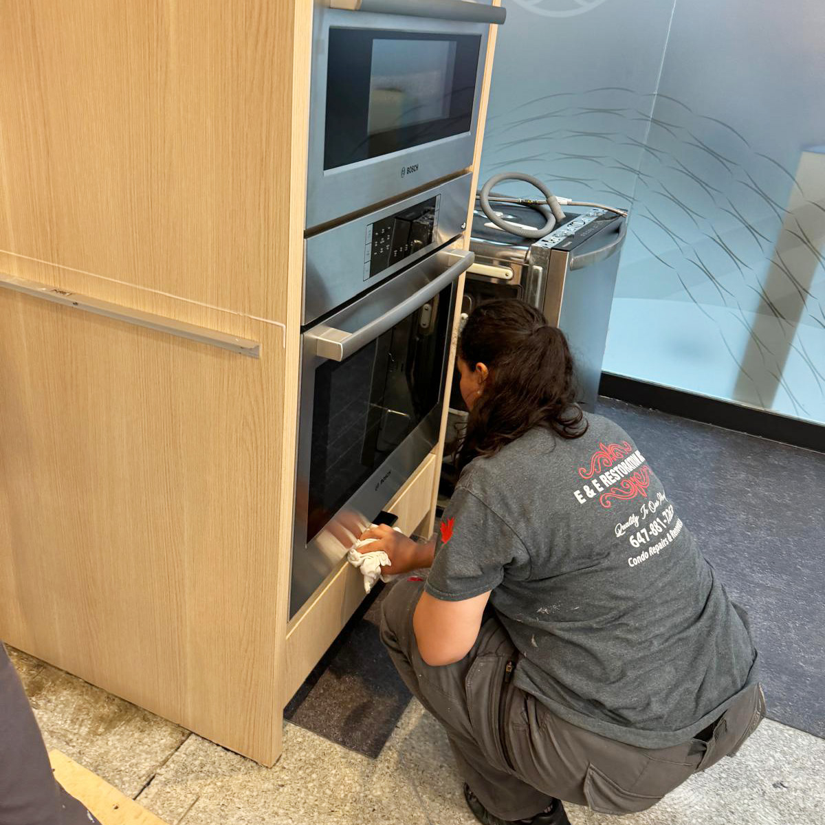 Detailed cleaning after mold remediation